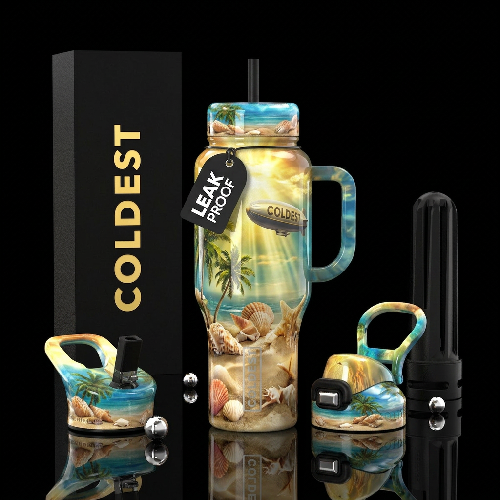 Coldest beach water bottle design