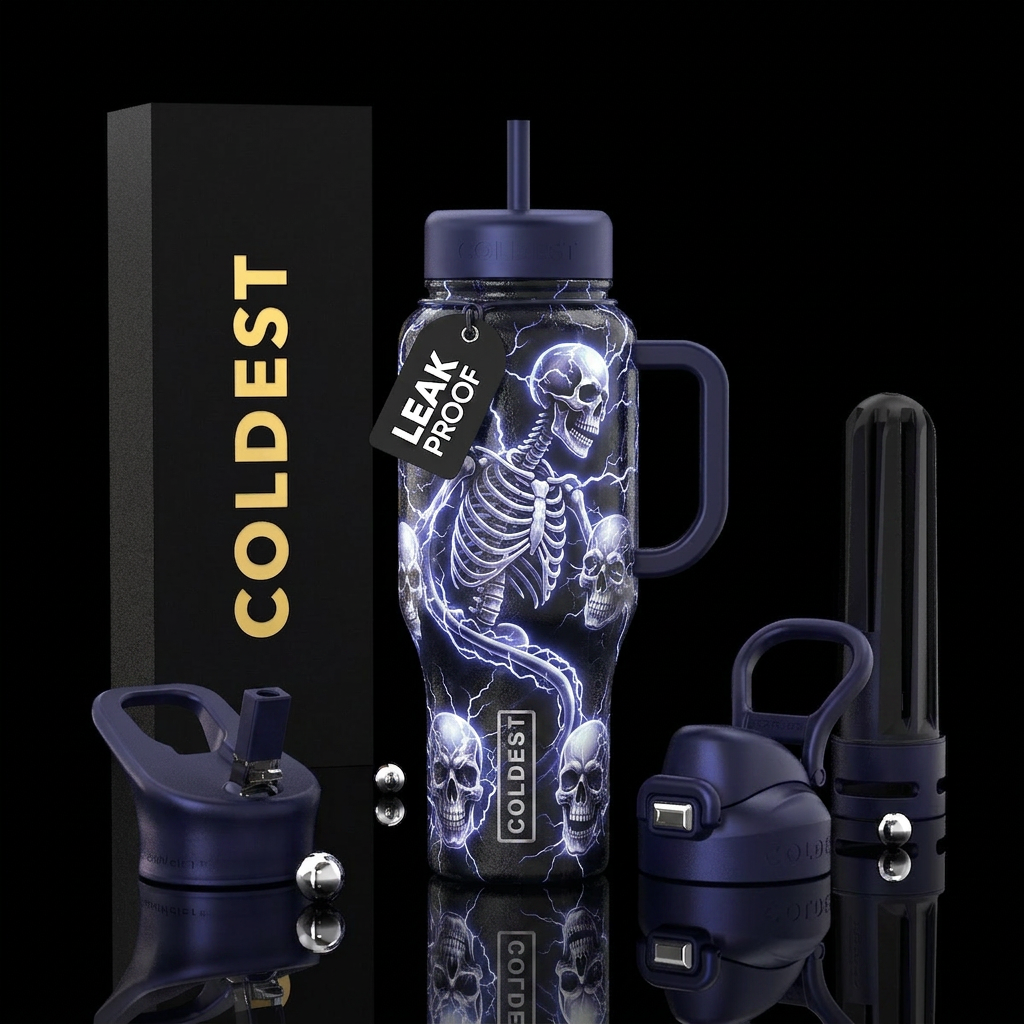 Halloween water bottle design
