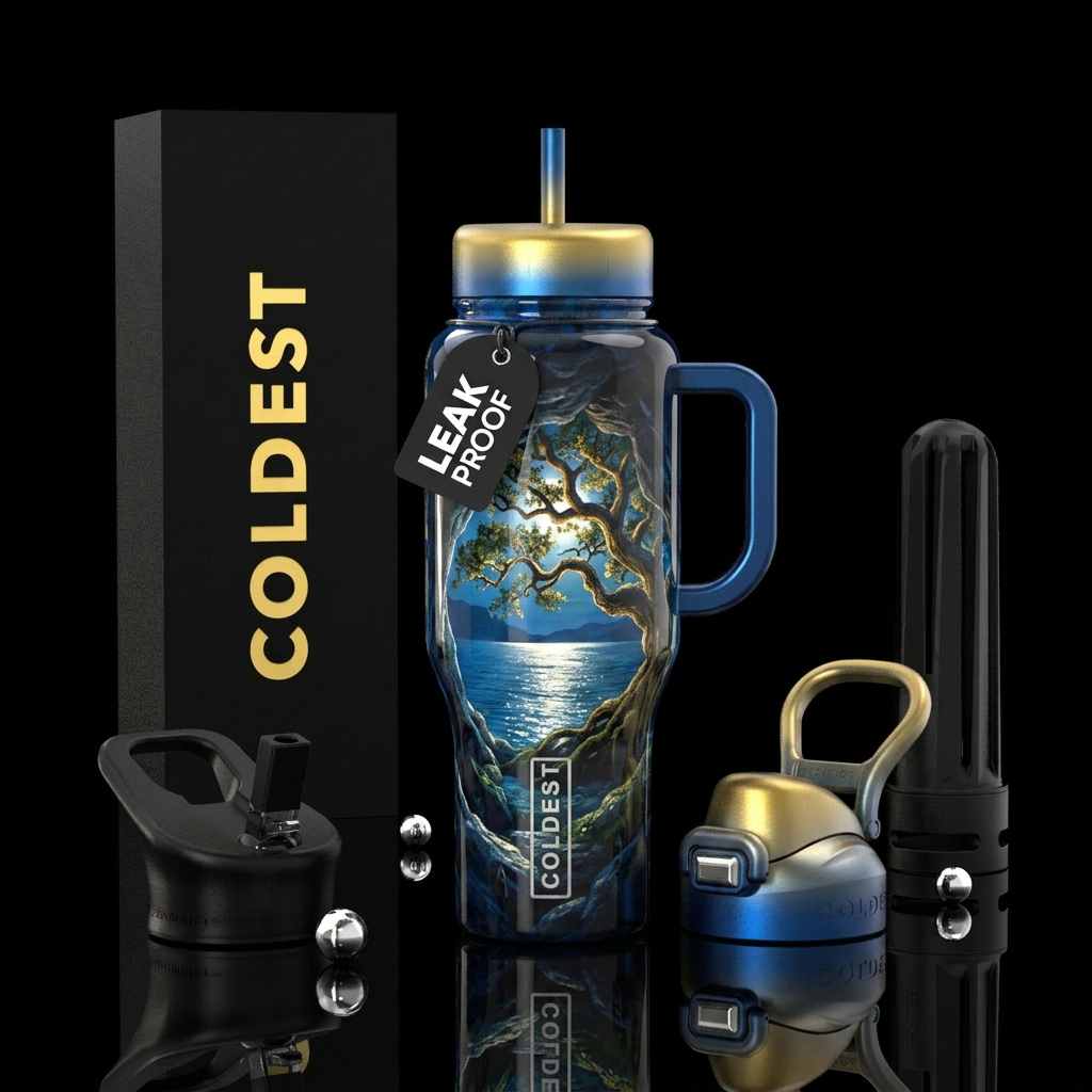 Lake water bottle design