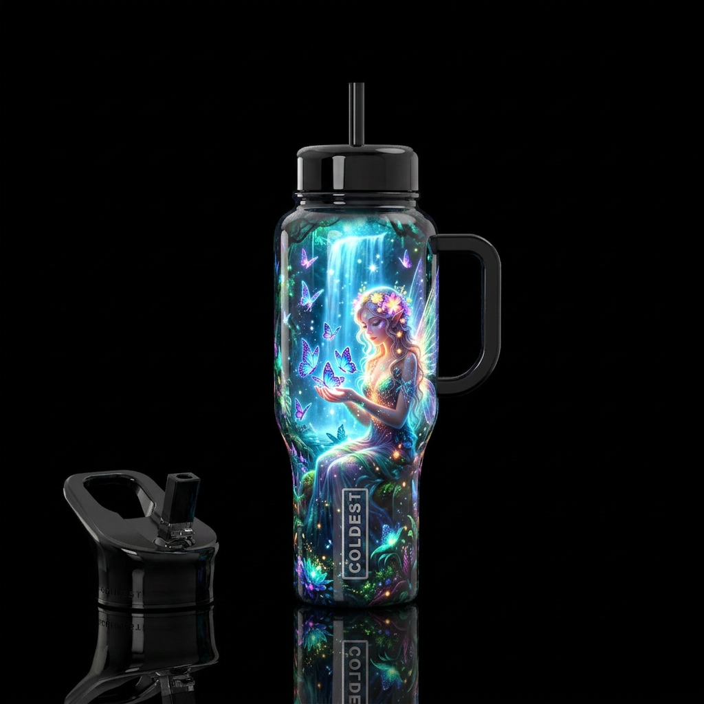Fantasy water bottle design