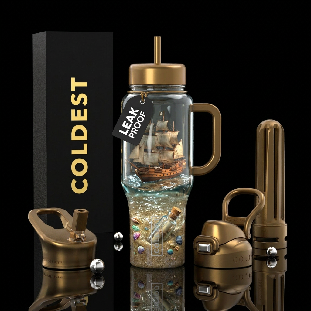 Art water bottle design