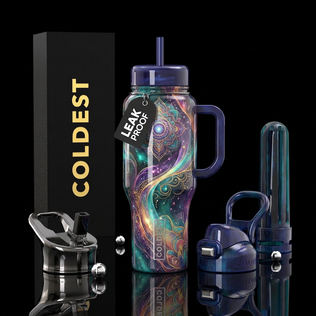 Art water bottle design