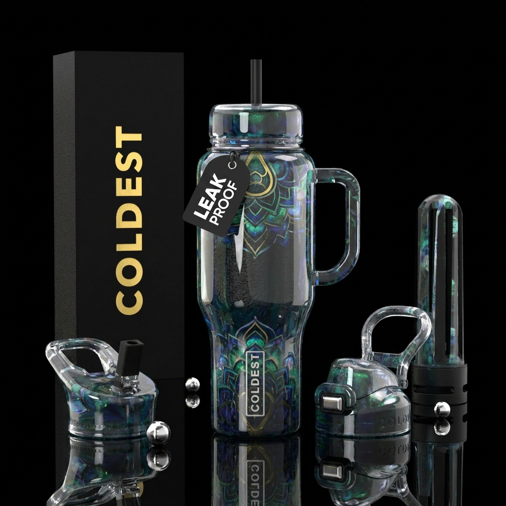 Art water bottle design