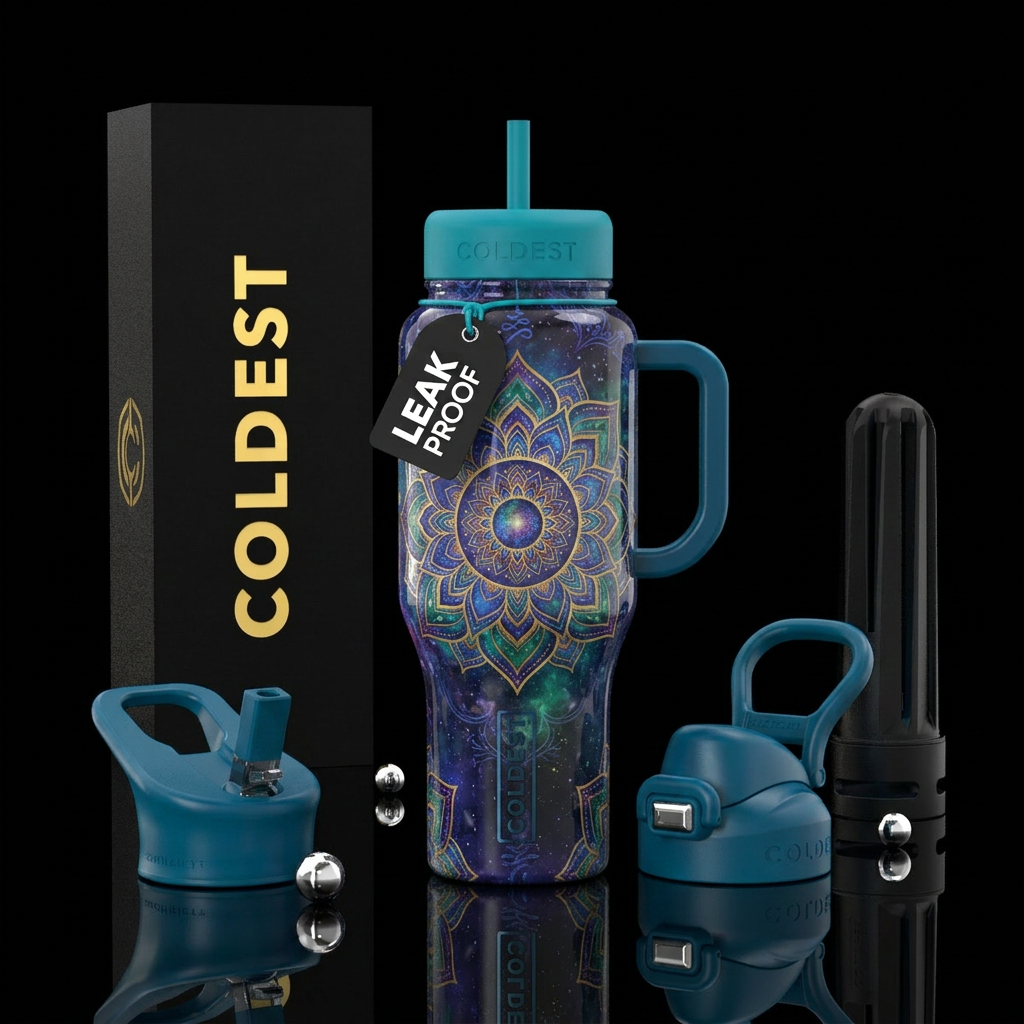 Art water bottle design