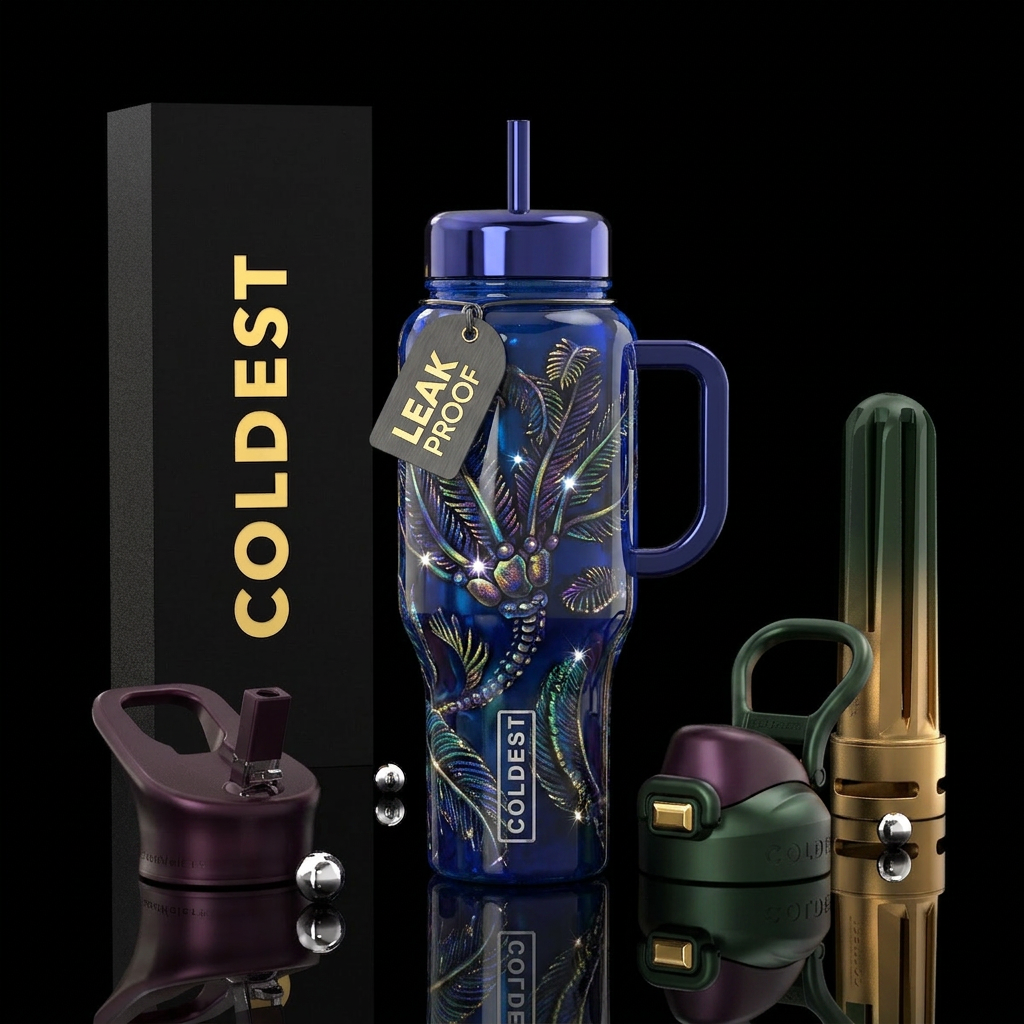 Art water bottle design