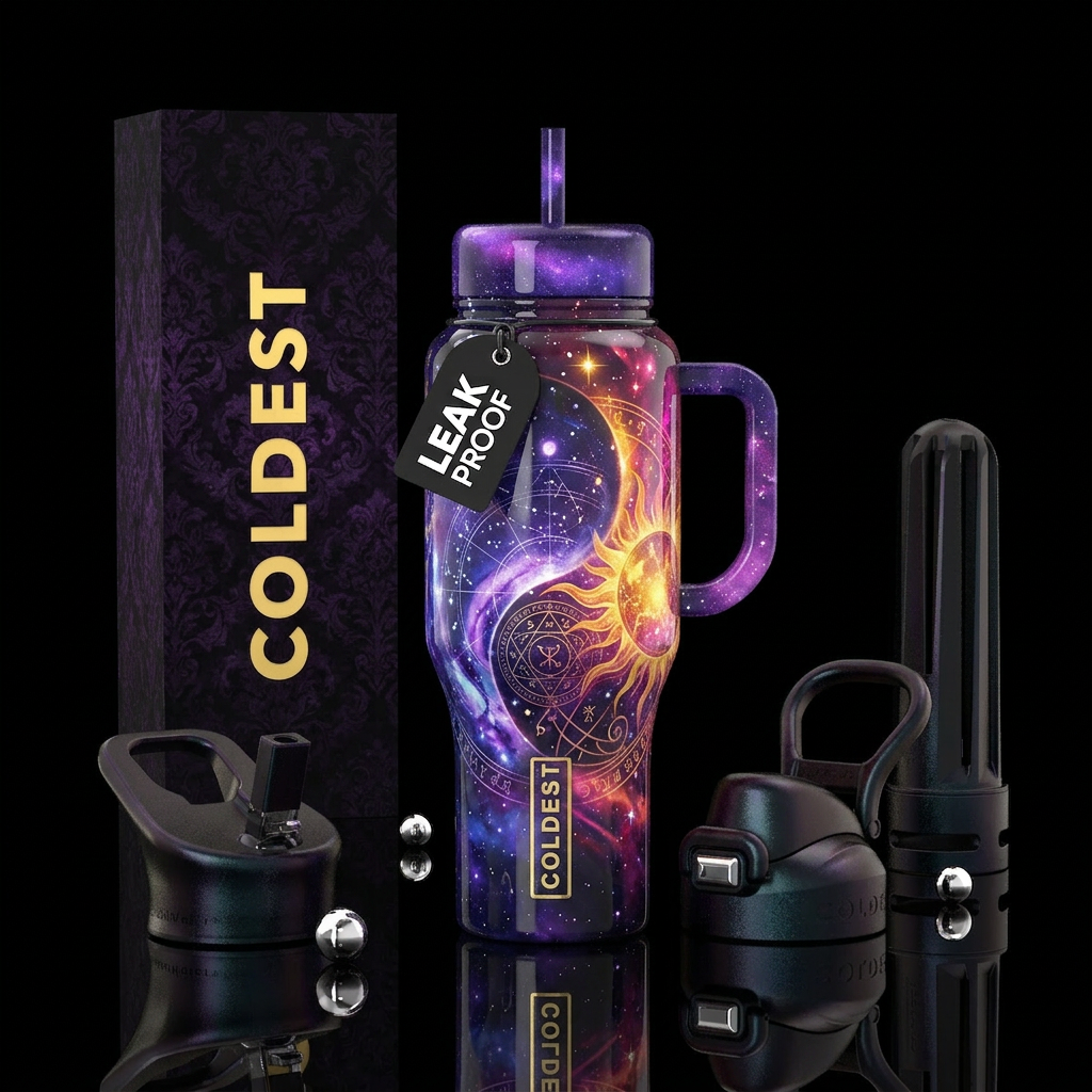 Fantasy water bottle design