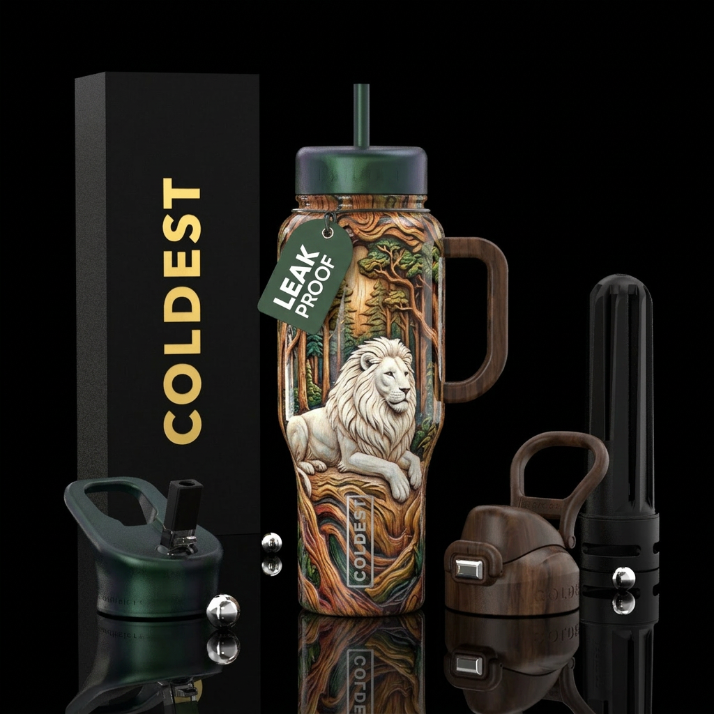 Art water bottle design