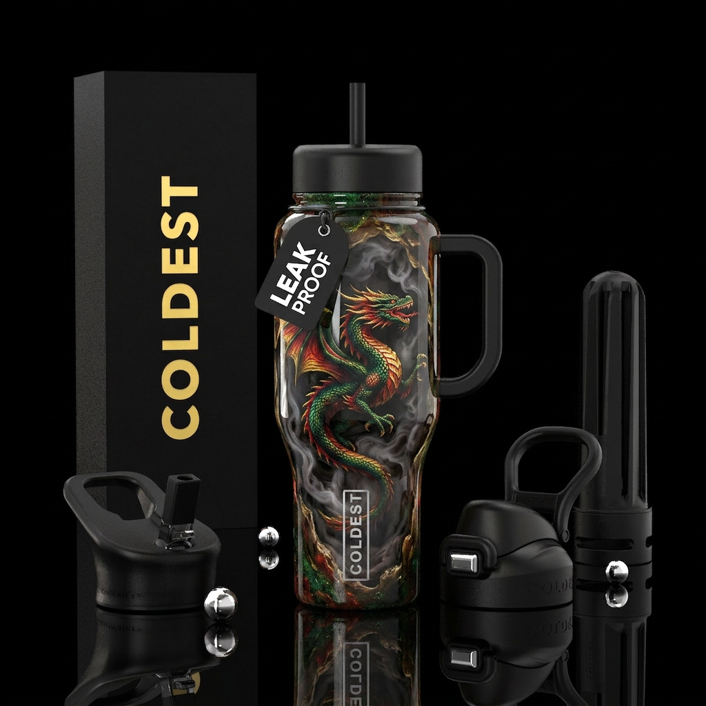 Dragon water bottle design