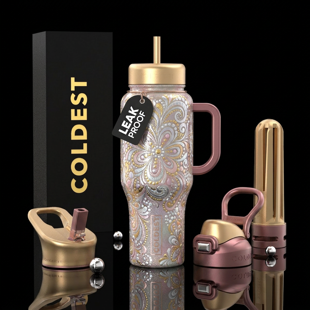 Art water bottle design