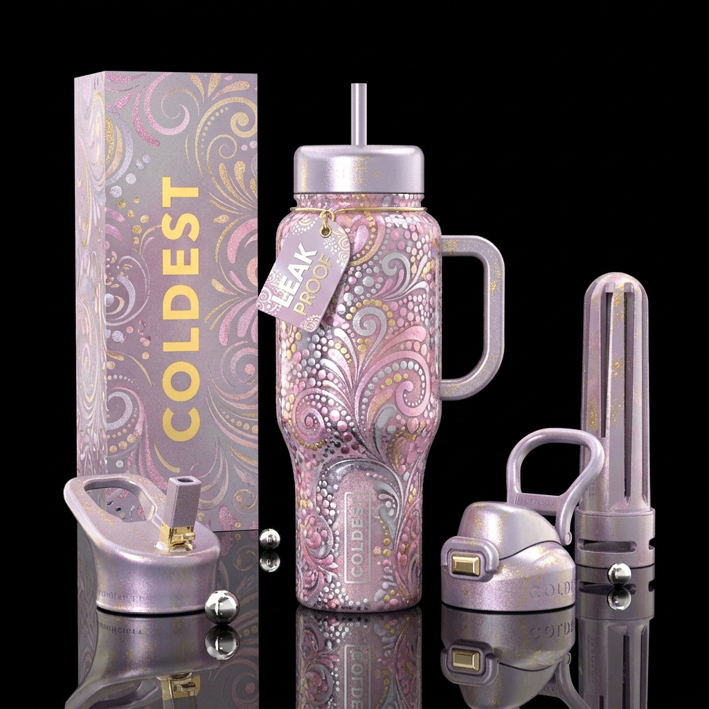 Art water bottle design