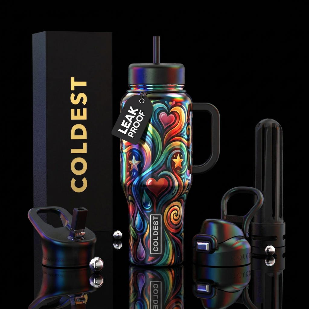 Emotions water bottle design