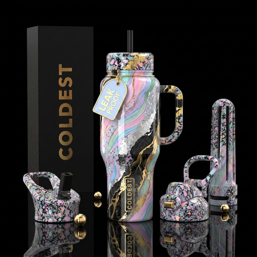 Art water bottle design