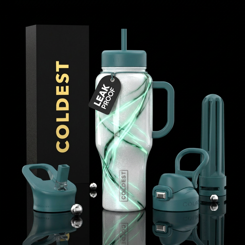 Art water bottle design