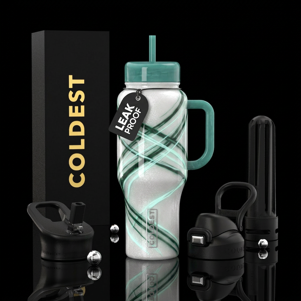 Criss cross water bottle design