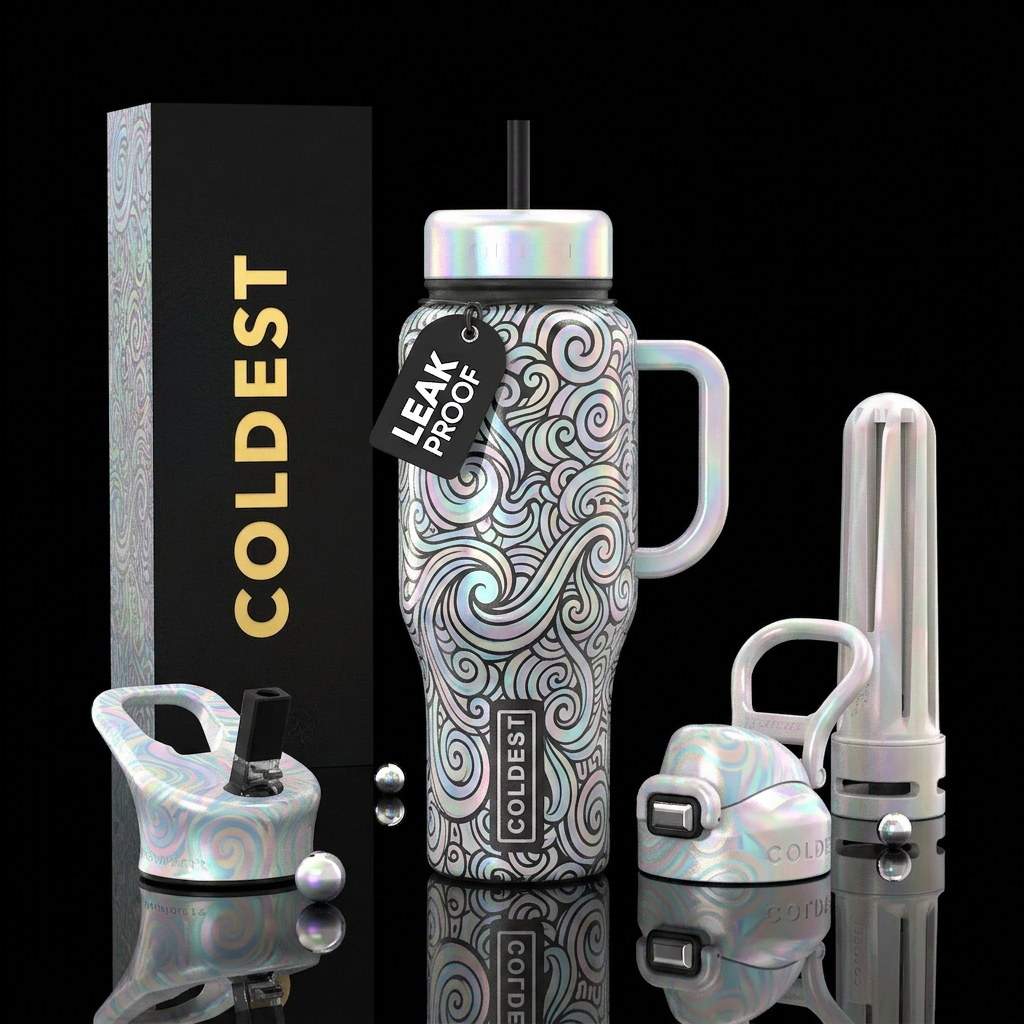 Art water bottle design
