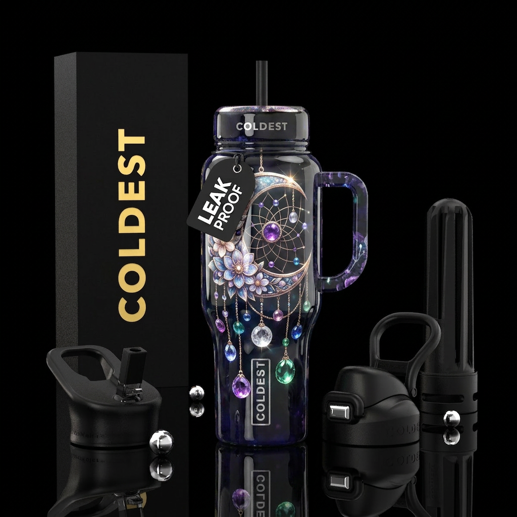 Dream Catcher water bottle design