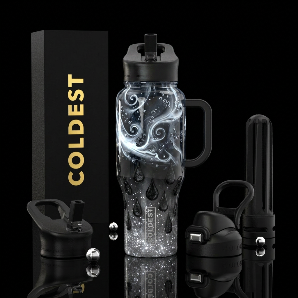 Art water bottle design