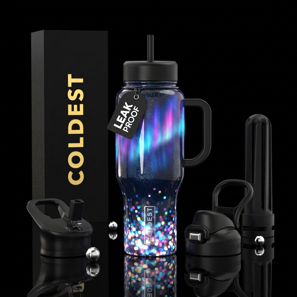 Art water bottle design