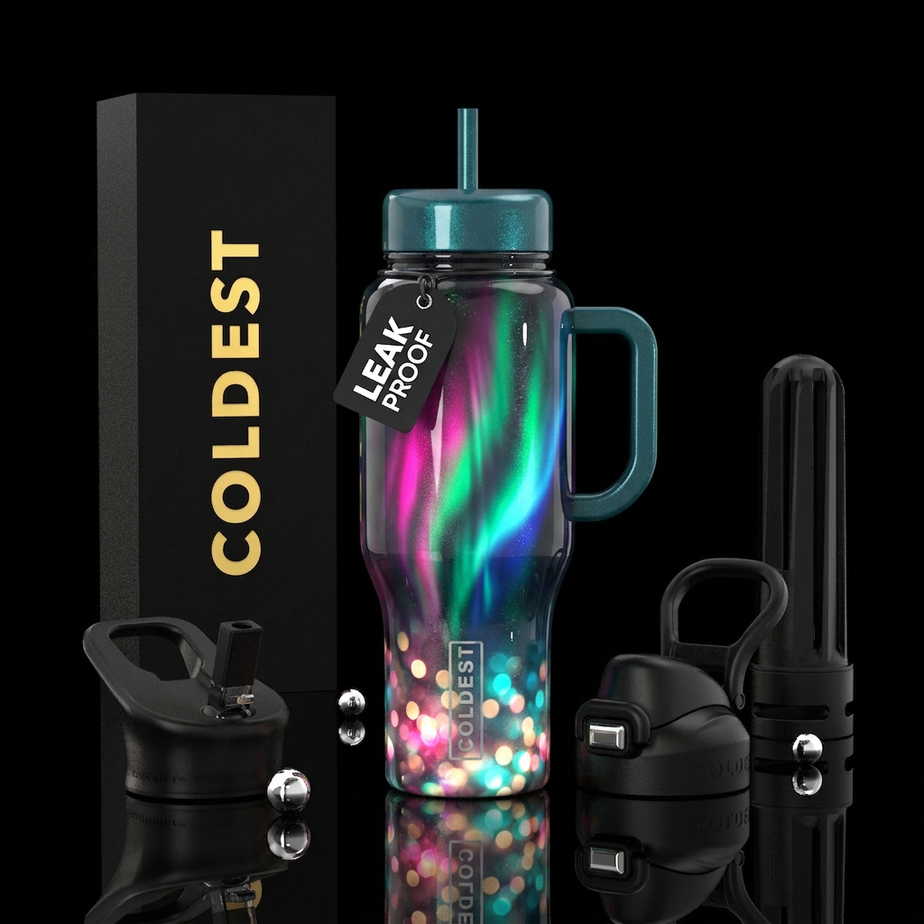 Art water bottle design