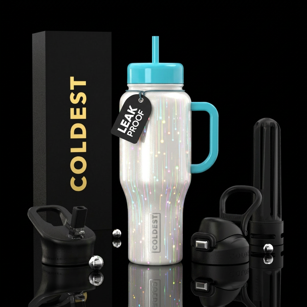 Art water bottle design