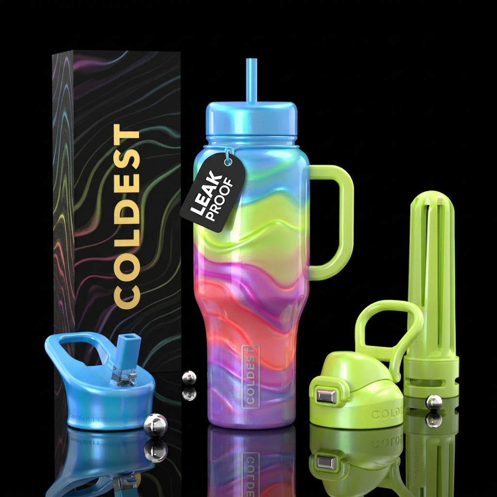 Neons water bottle design