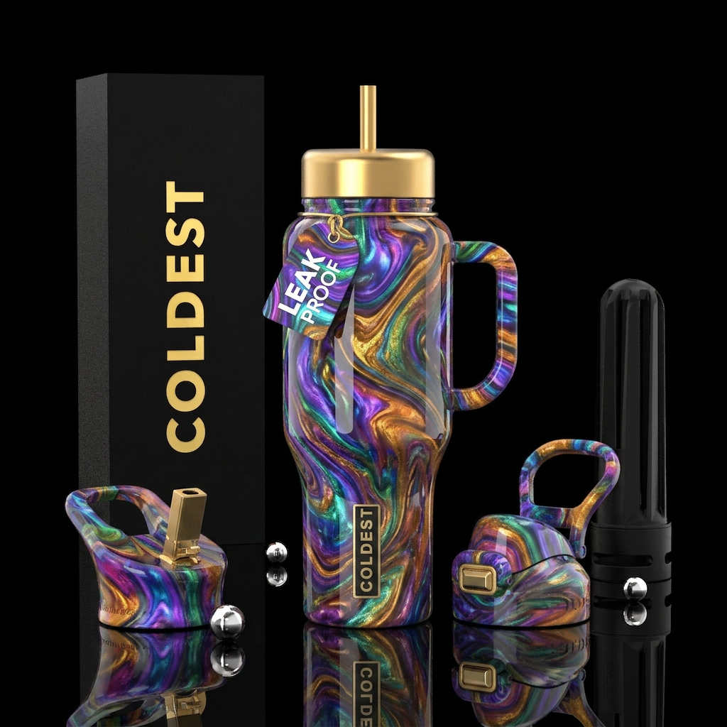 Art water bottle design