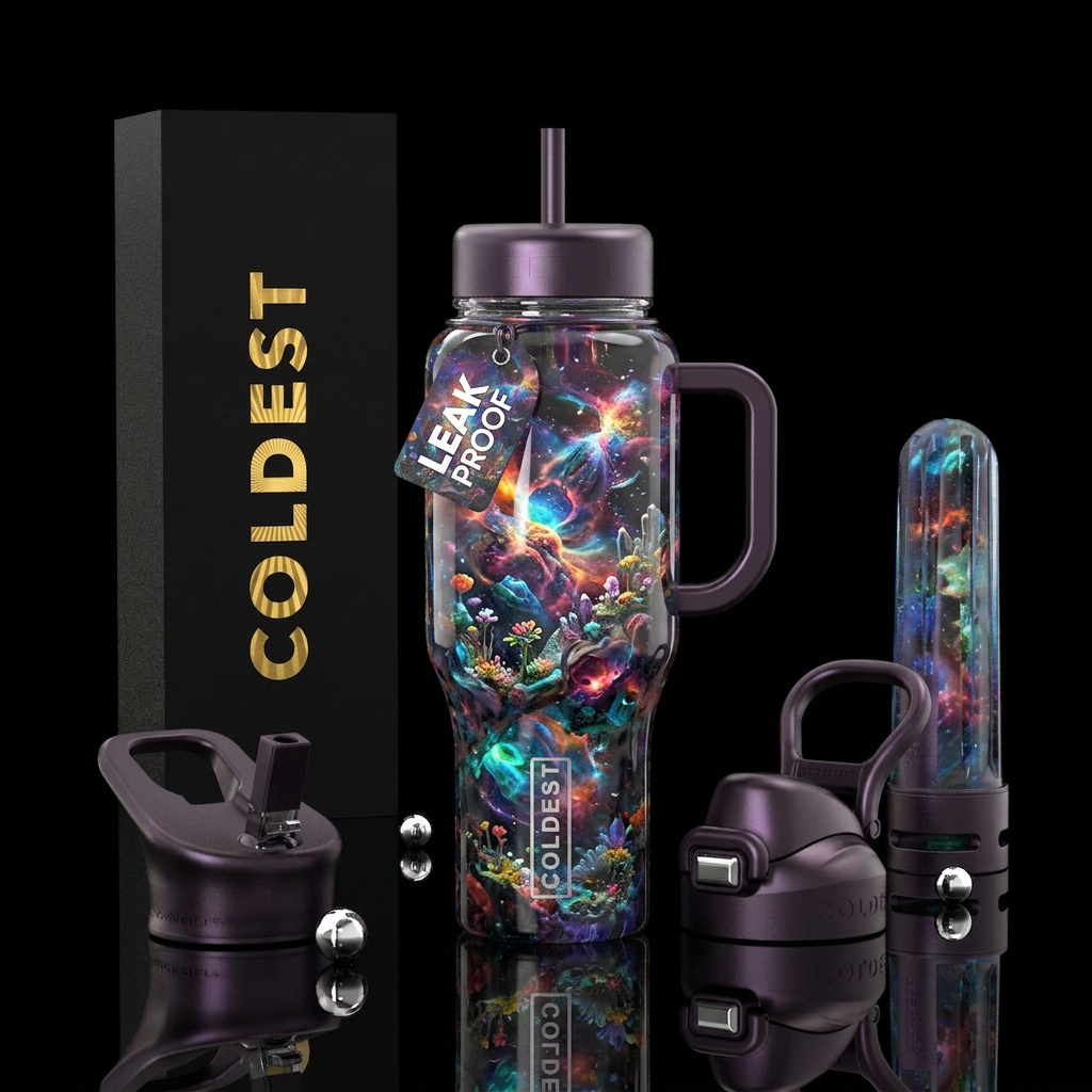 Art water bottle design