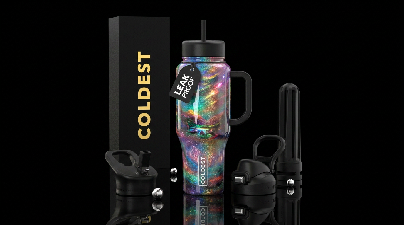 Art water bottle design