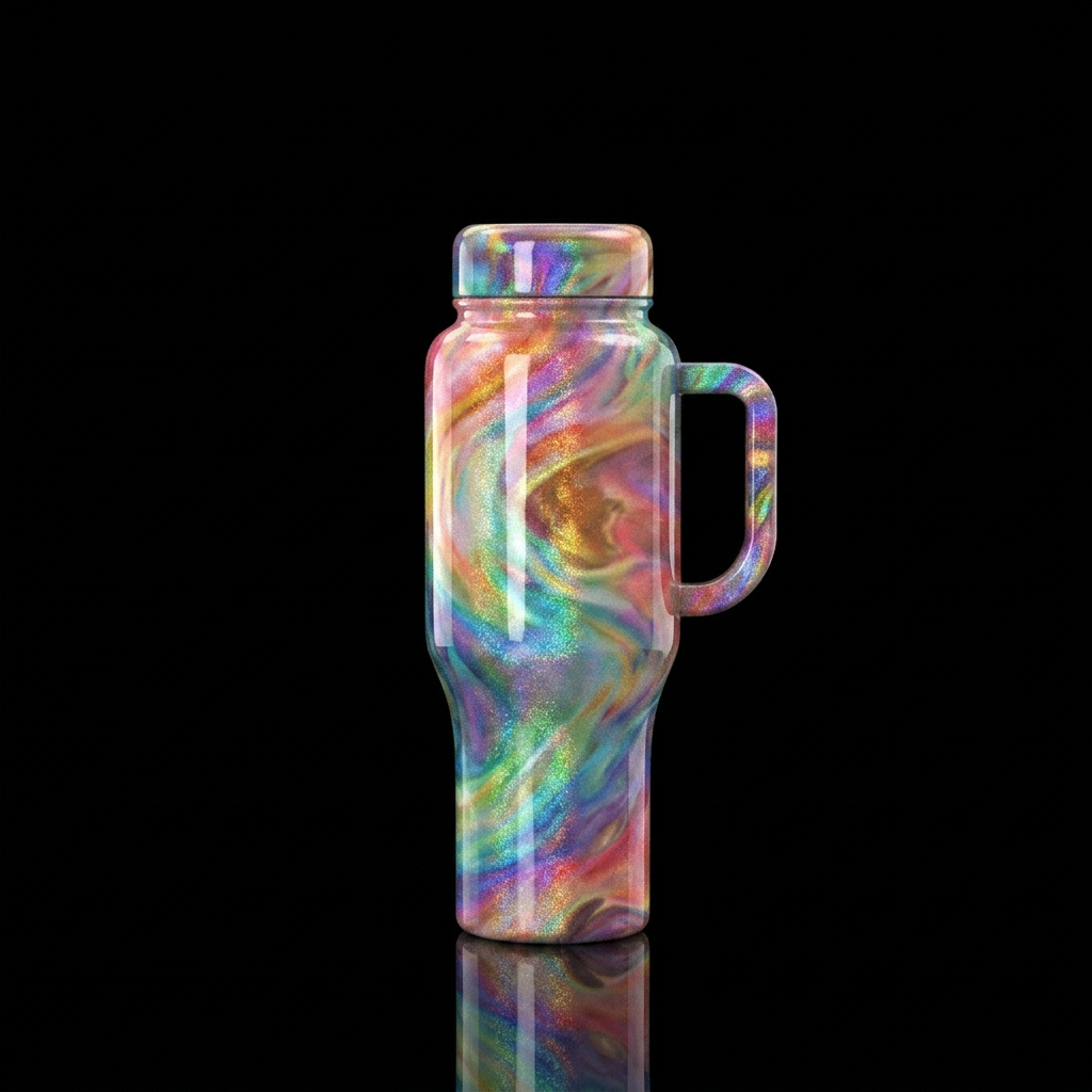 Art water bottle design