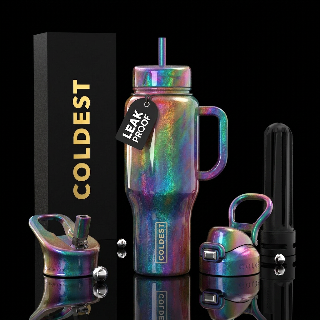 Shimmers water bottle design