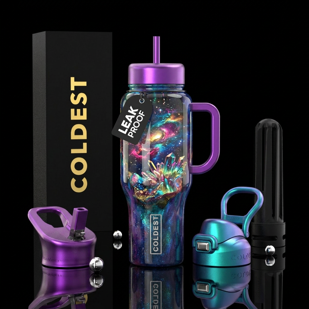 Cool art water bottle design