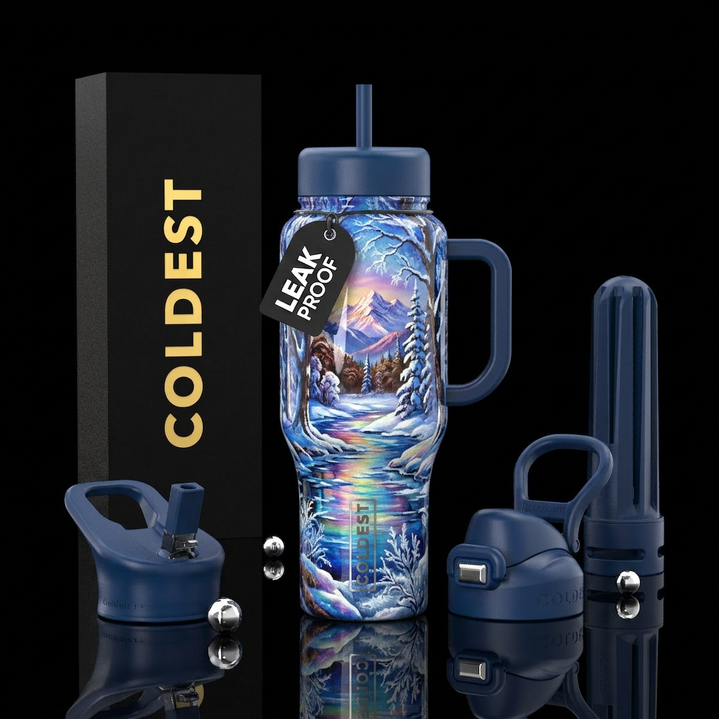 Winter water bottle design