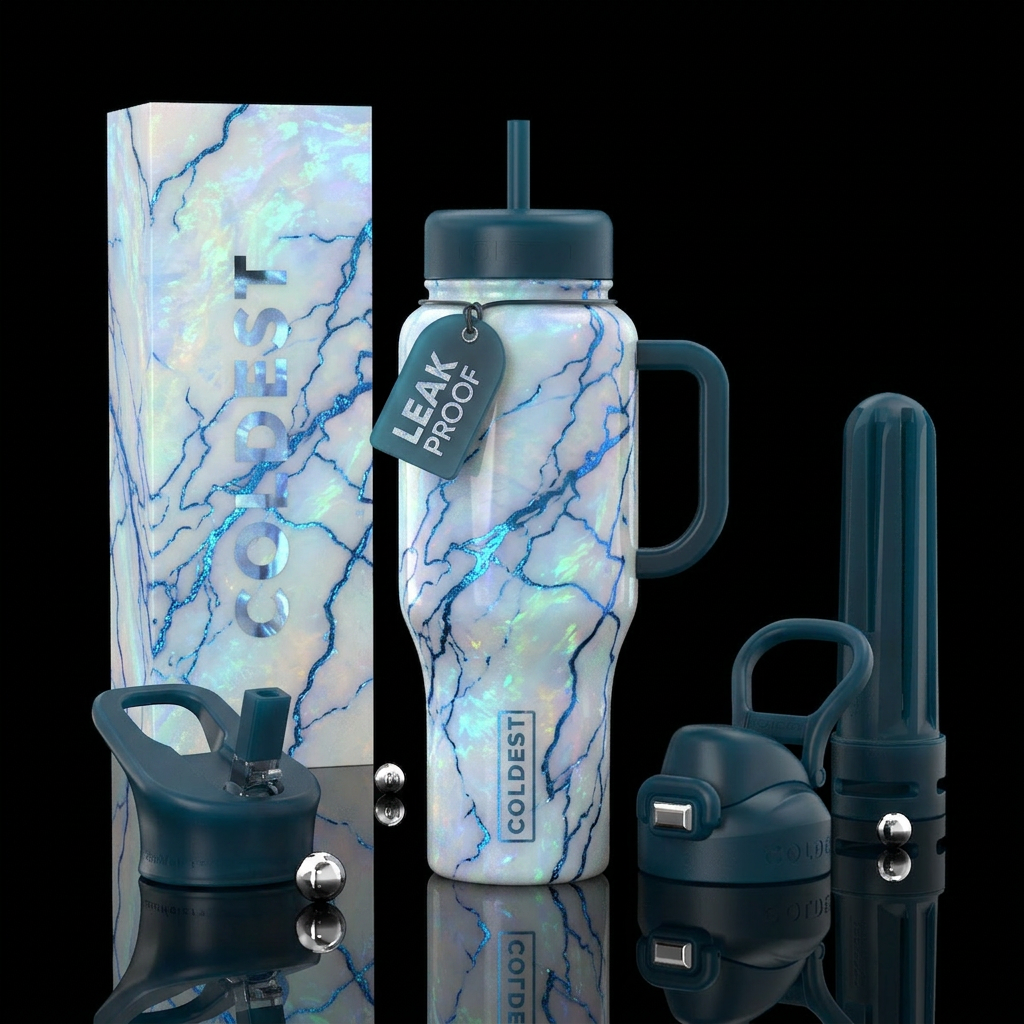 Beautiful art water bottle design