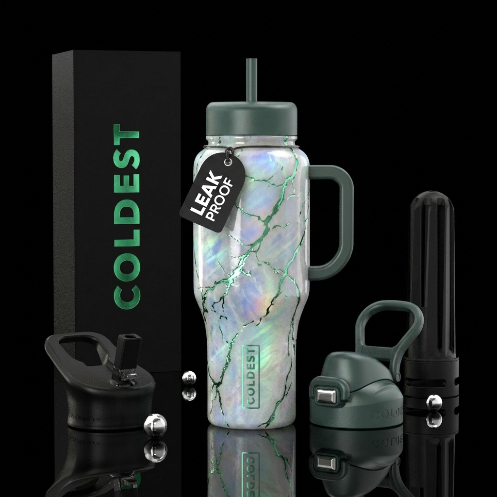 Beautiful art water bottle design