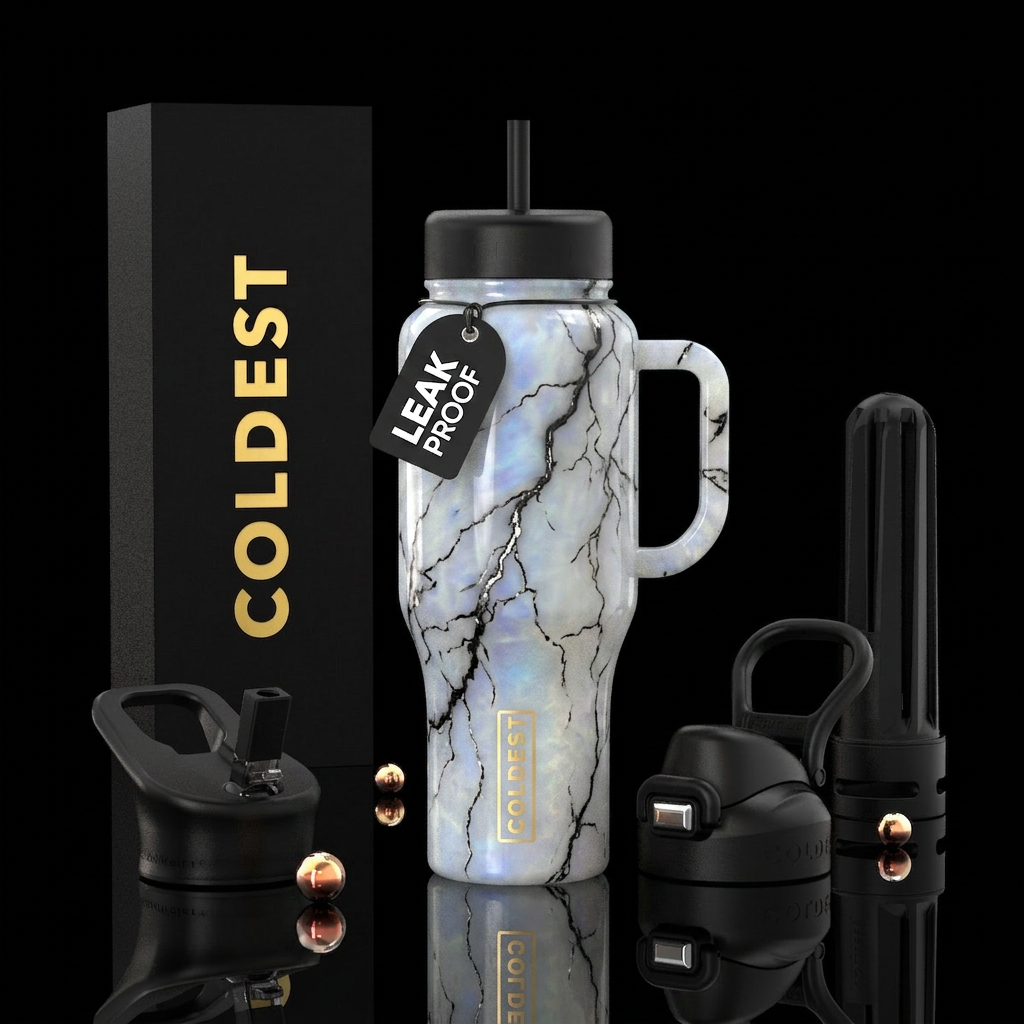 Beautiful art water bottle design