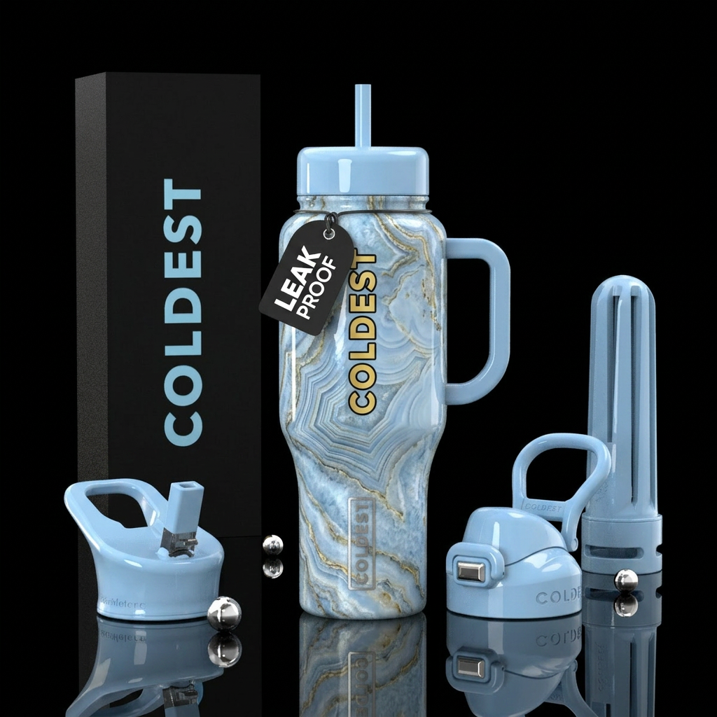 Crazy lace water bottle design