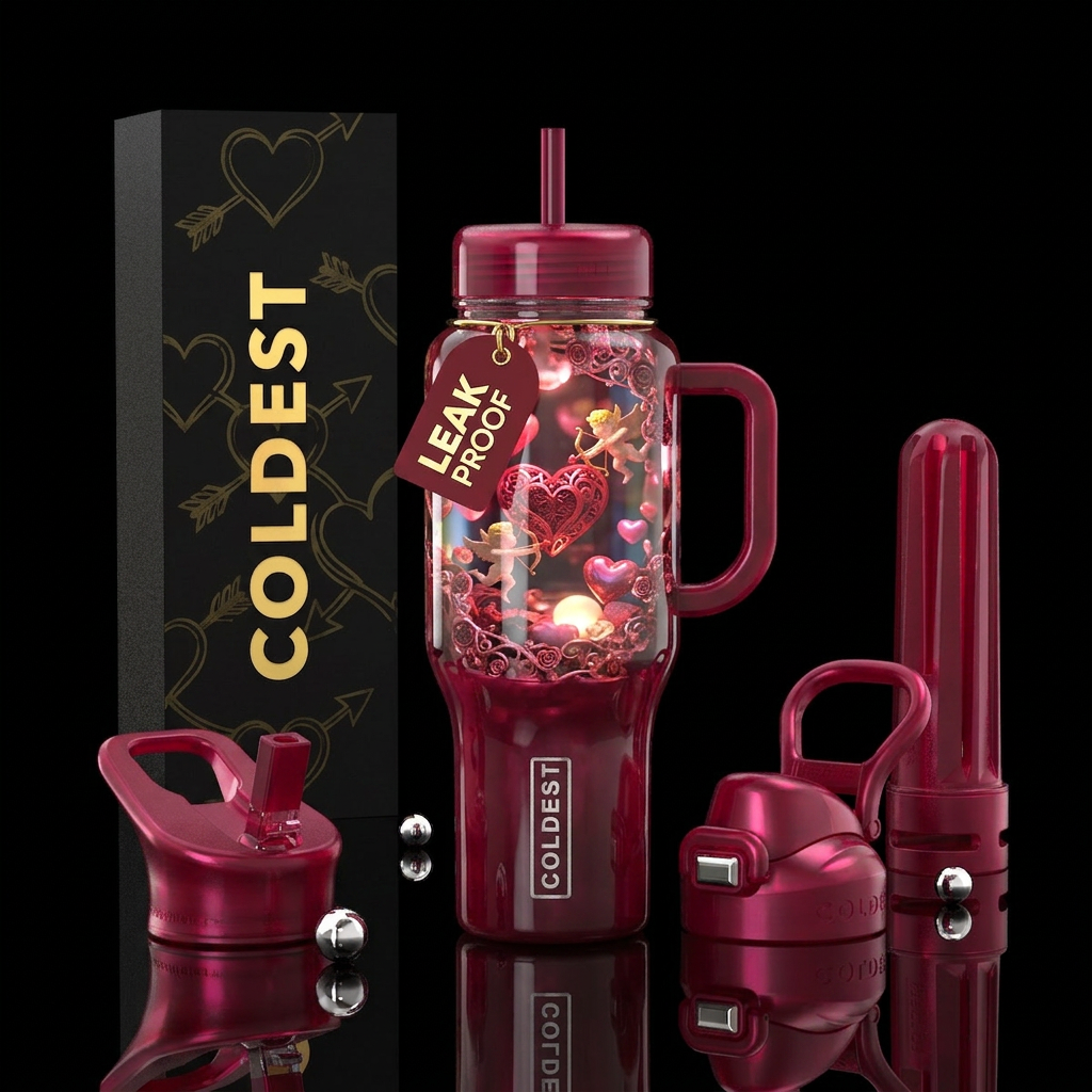 Sweet Valentines water bottle design