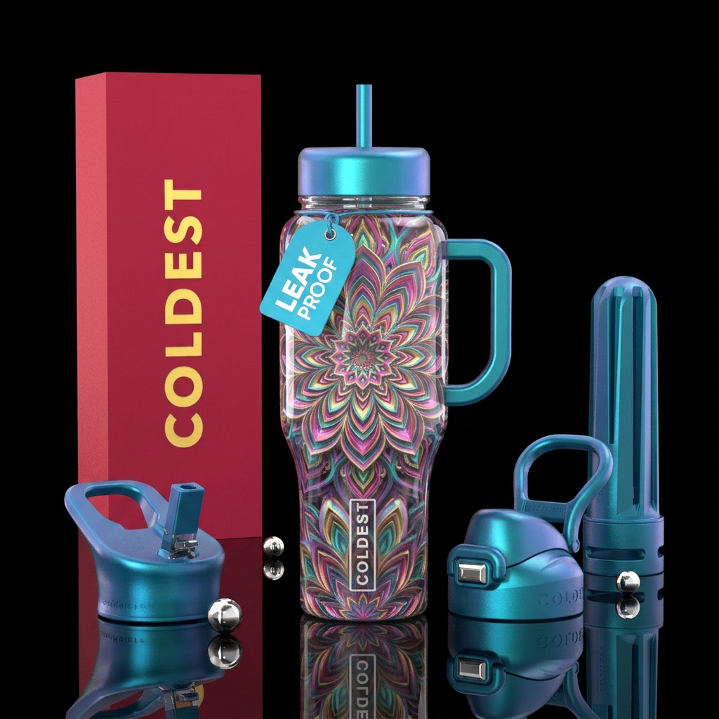Mandela fantasy water bottle design