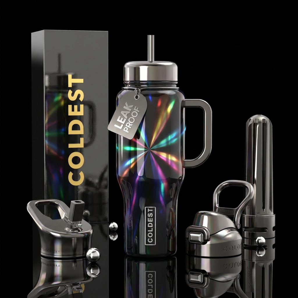 Spin wheel water bottle design