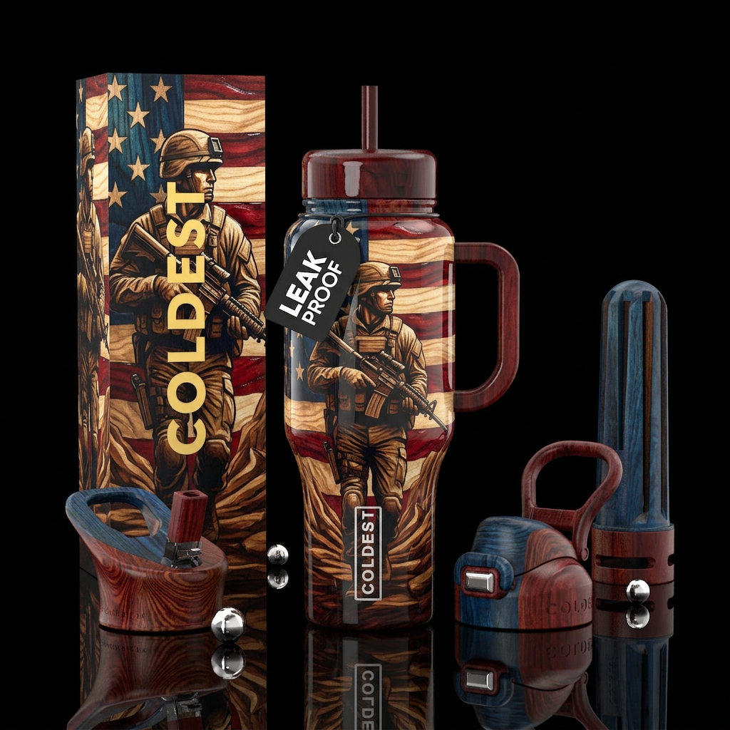 Together we stand United water bottle design