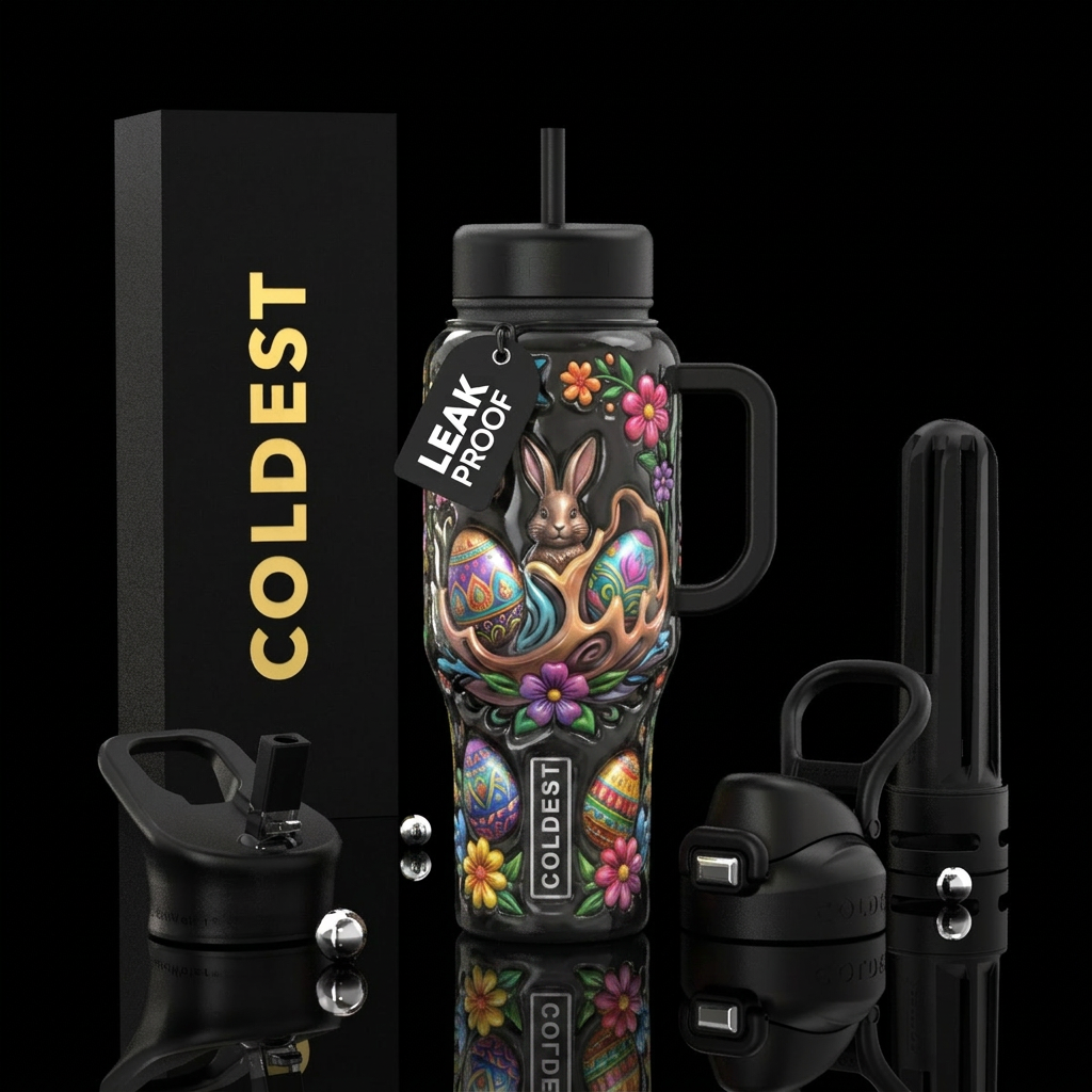 Easter fun water bottle design