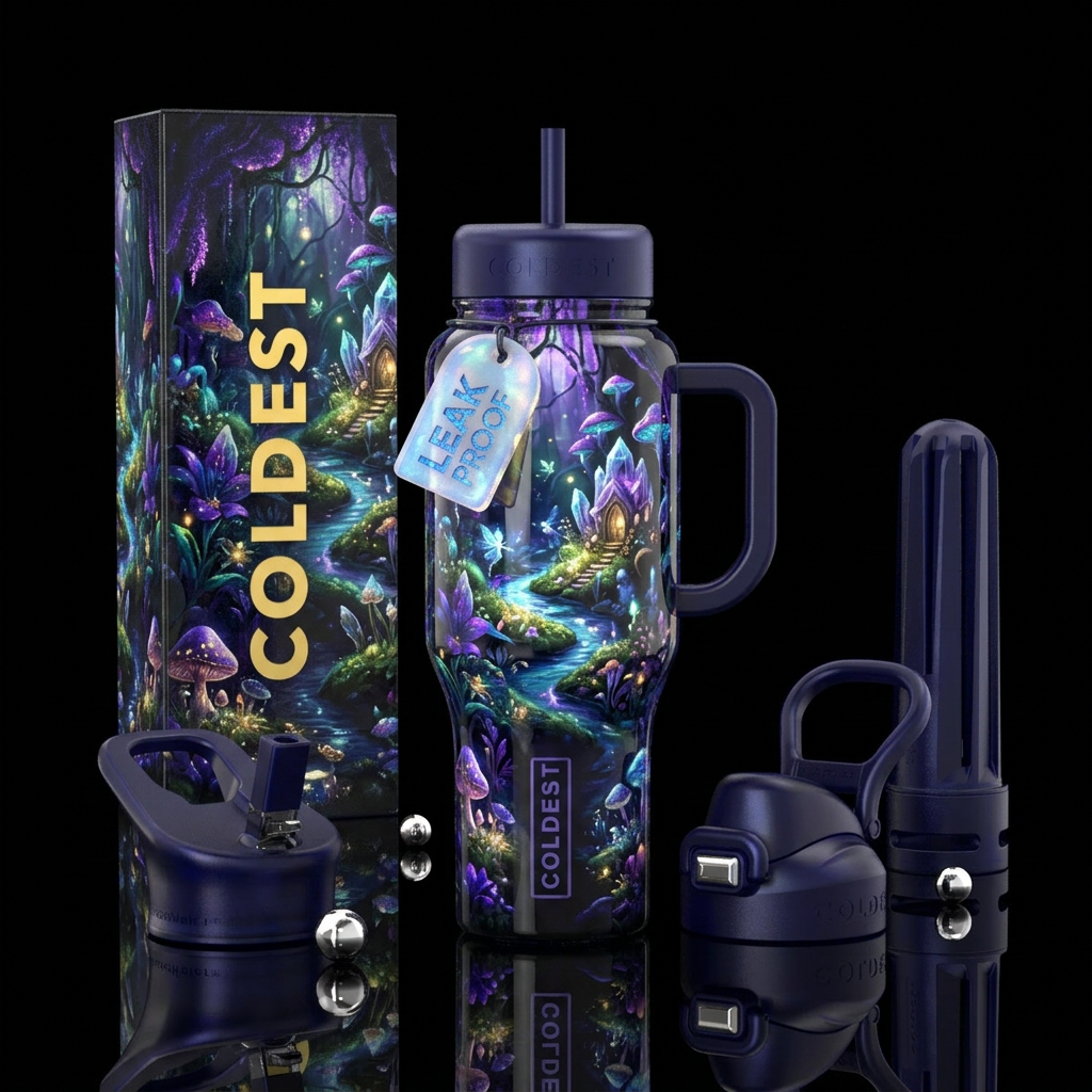 Fairy land water bottle design