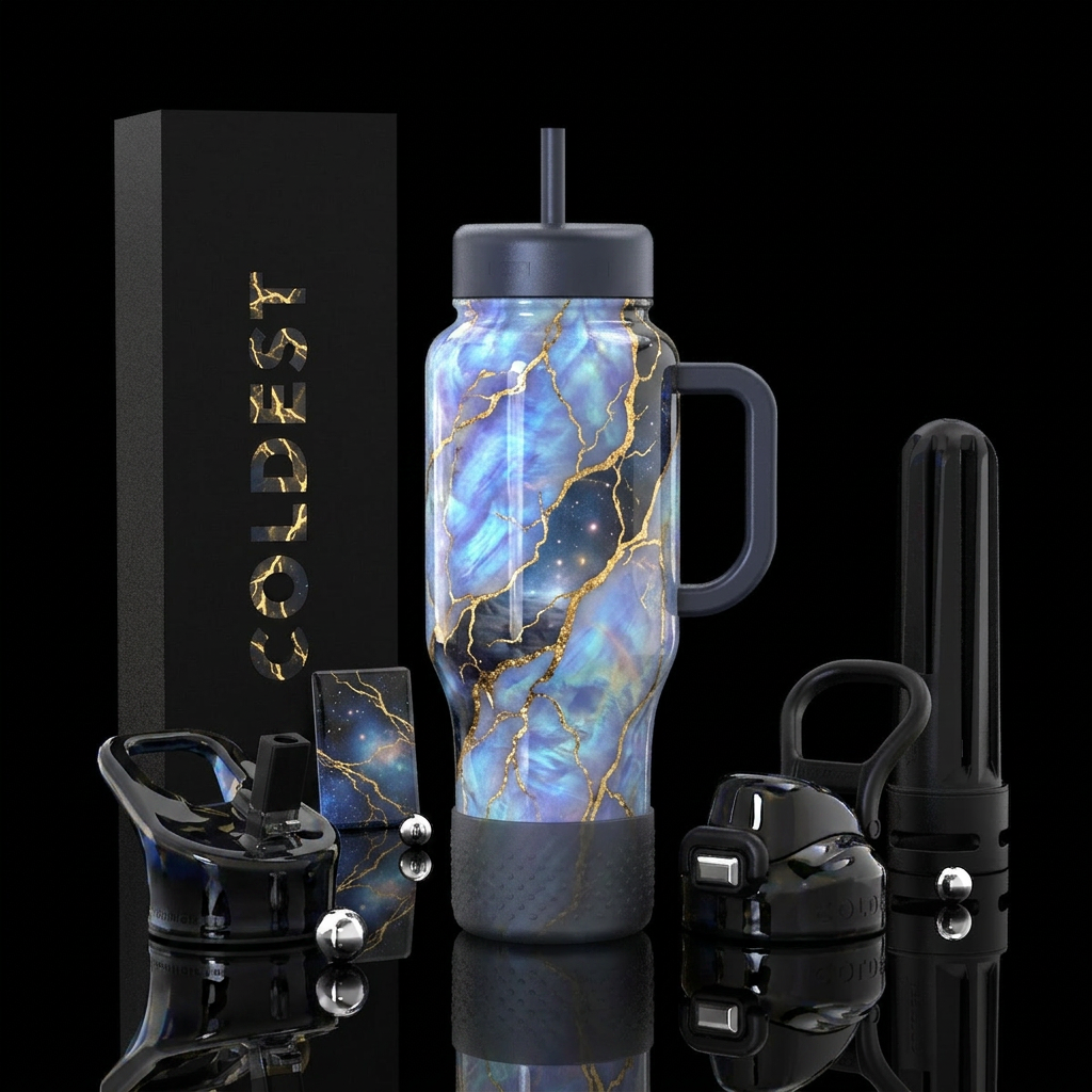cool art water bottle design
