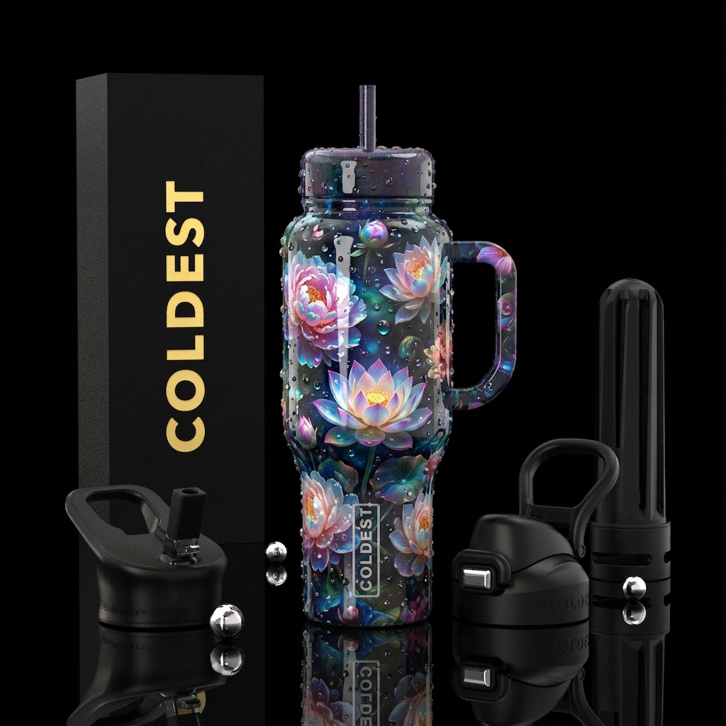 raindrop kisses water bottle design