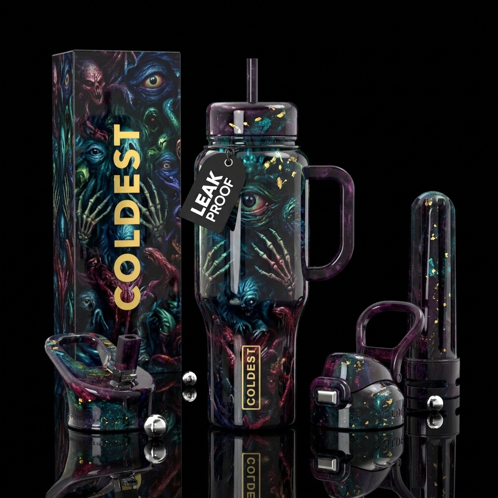 Things that lurk in the dark water bottle design