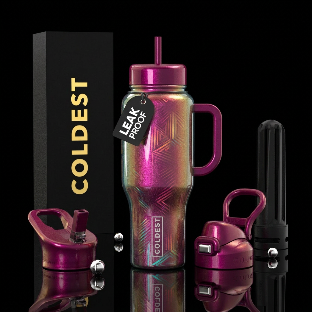 Cool art water bottle design