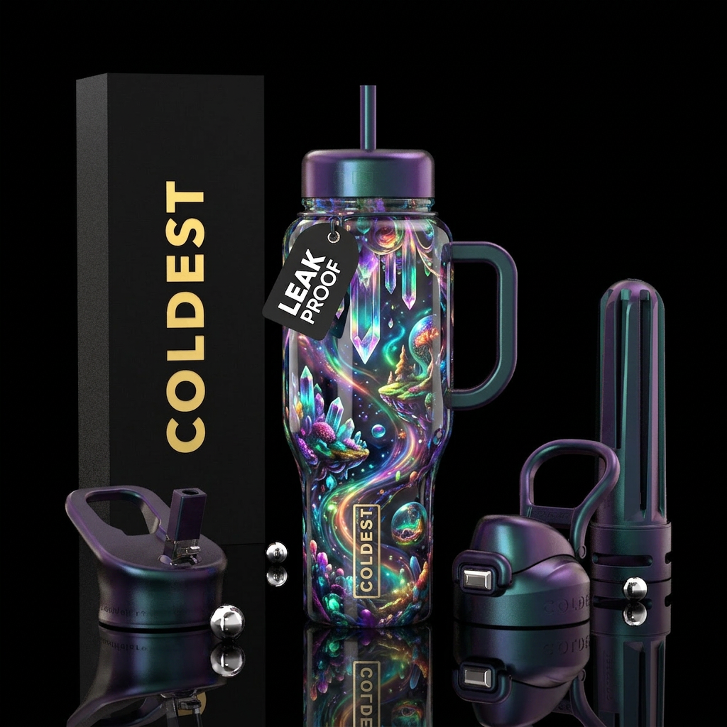 Dream world water bottle design