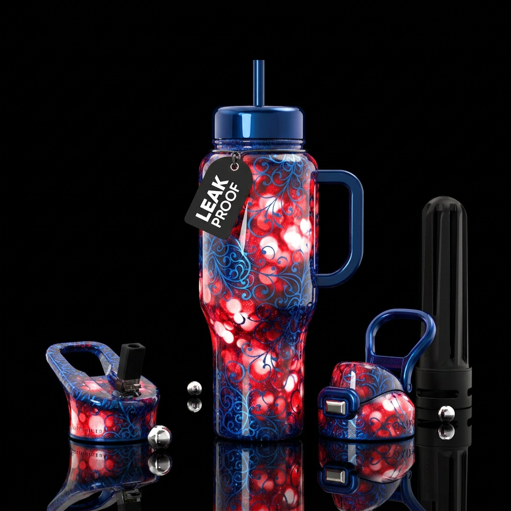 Freedom Reigns water bottle design