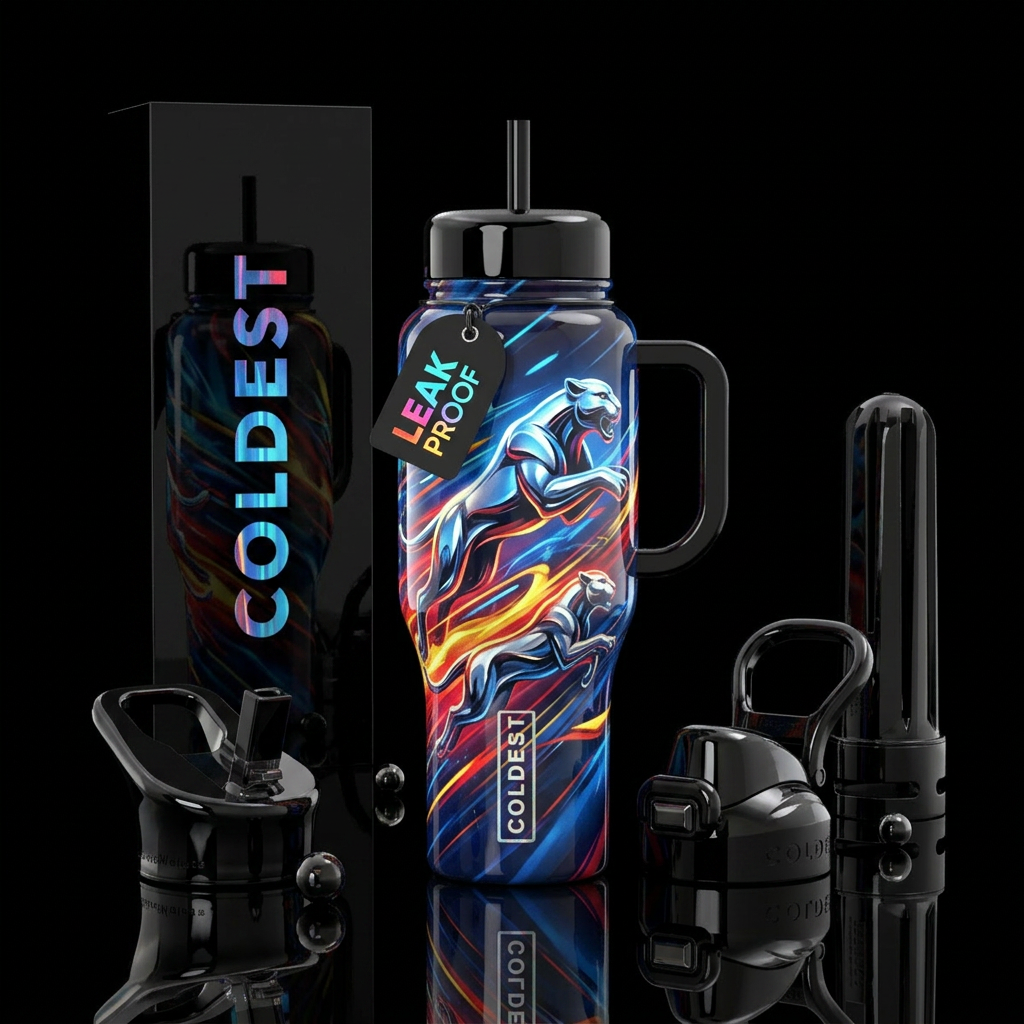 Racing pumas water bottle design