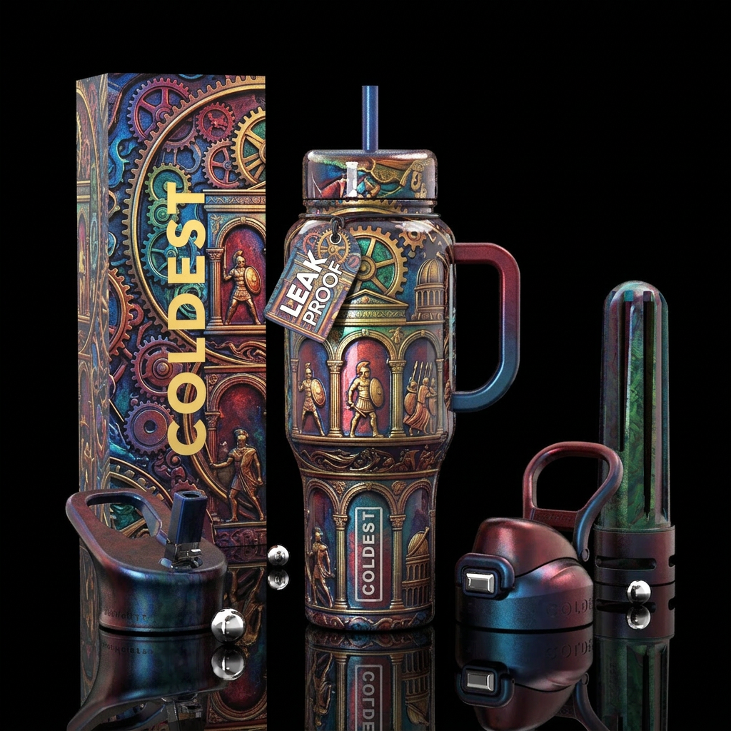 Olden days water bottle design